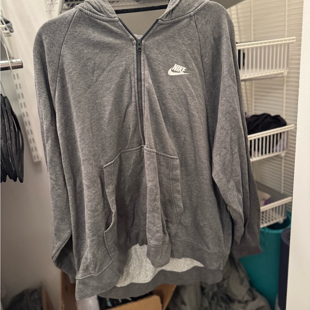 Nike Charcoal Full-Zip Hoodie